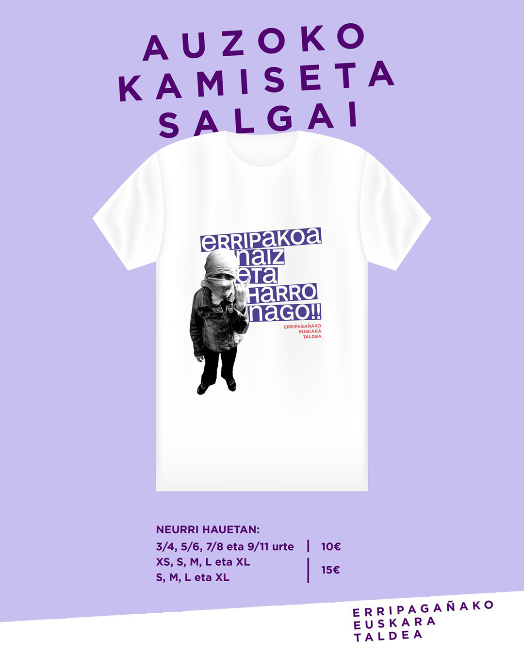 Auzoko kamiseta salgai